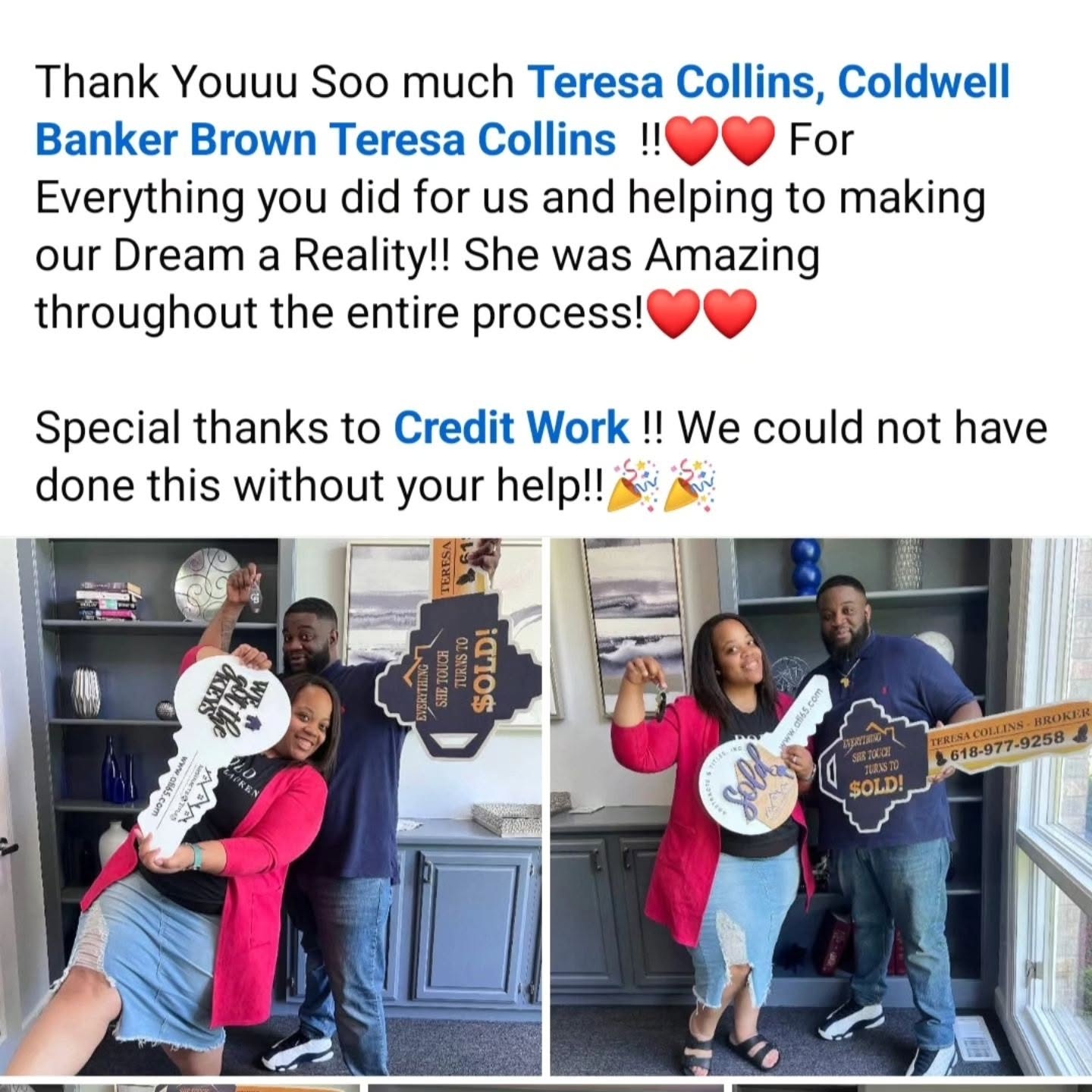 Credit Work client review